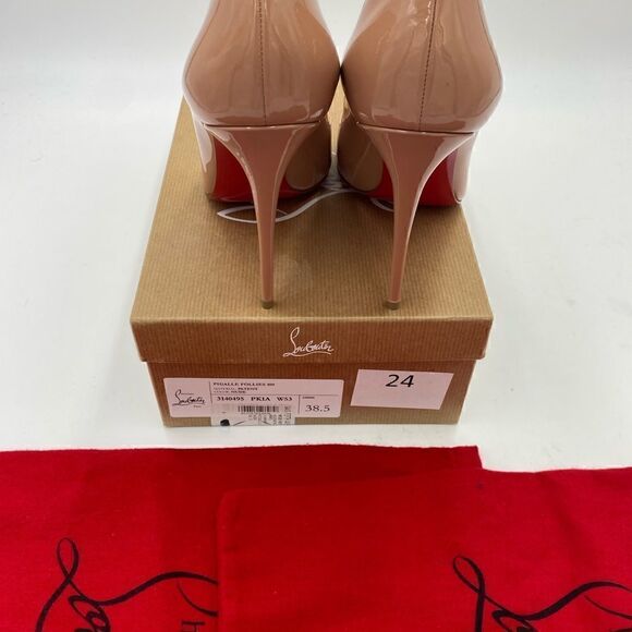 SOLD!!!!    Women’s Christian Louboutin Pigalle Follies size 38.5 made in Italy - Picture 7 of 8